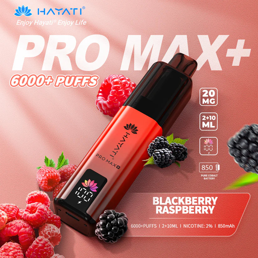 Hayati Pro Max Plus 6000 Puffs Prefilled Vape | All Flavours