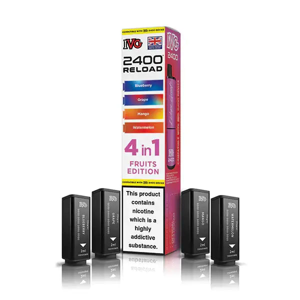 IVG 2400 Prefilled PODS (£5.50 or 5 for £25)