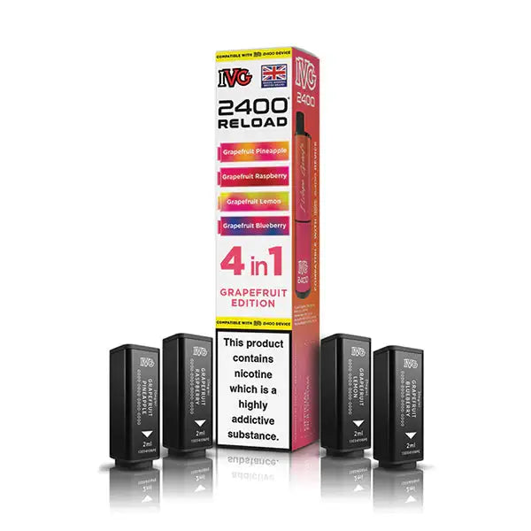 IVG 2400 Prefilled PODS (£5.50 or 5 for £25)