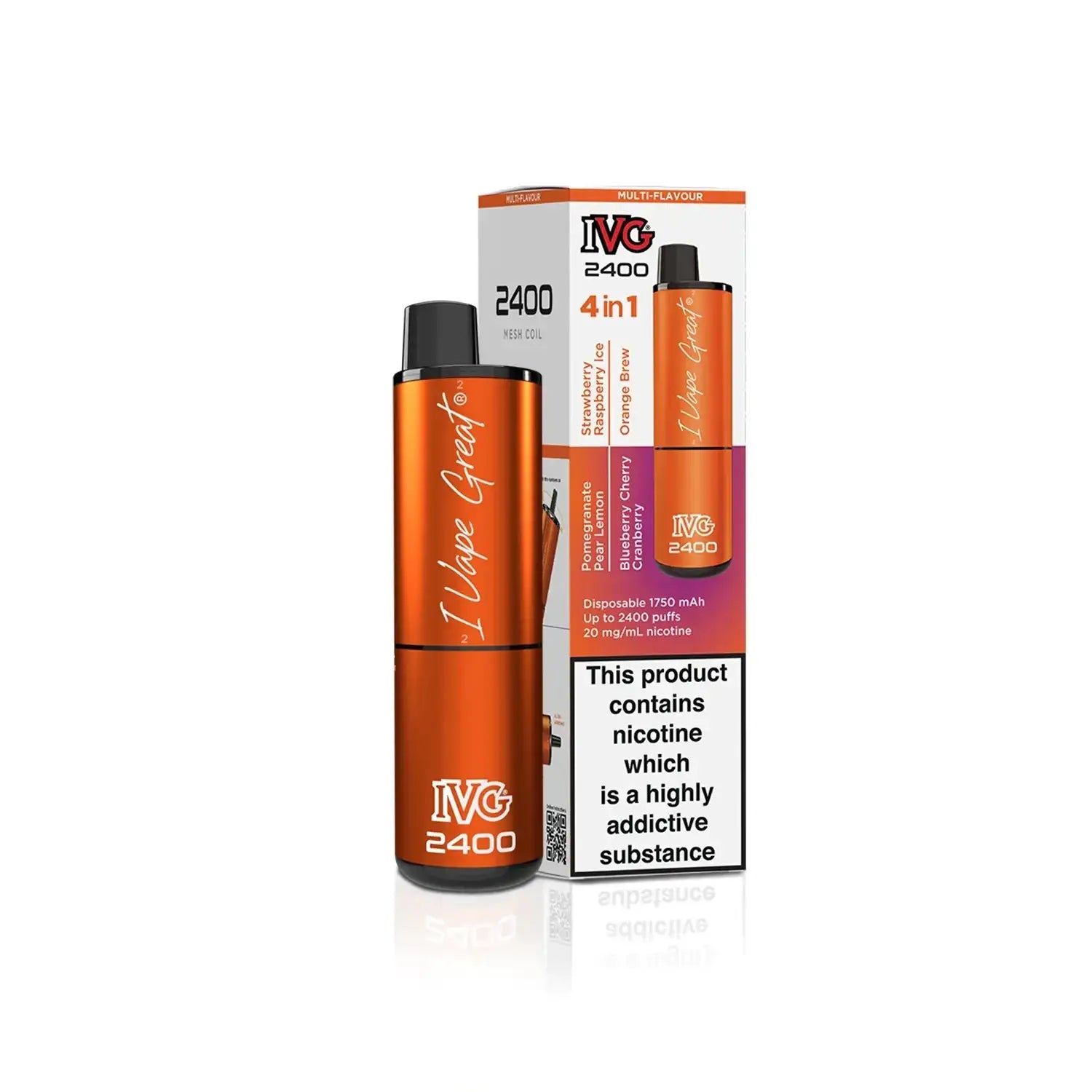 IVG 2400 Prefilled Pod Vape kit