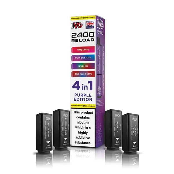 IVG 2400 Prefilled PODS (£5.50 or 5 for £25)