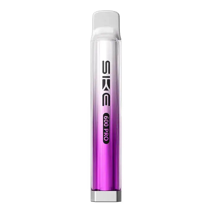 Ske crystal 600 Pro vape pen with purple and white design on a white background
