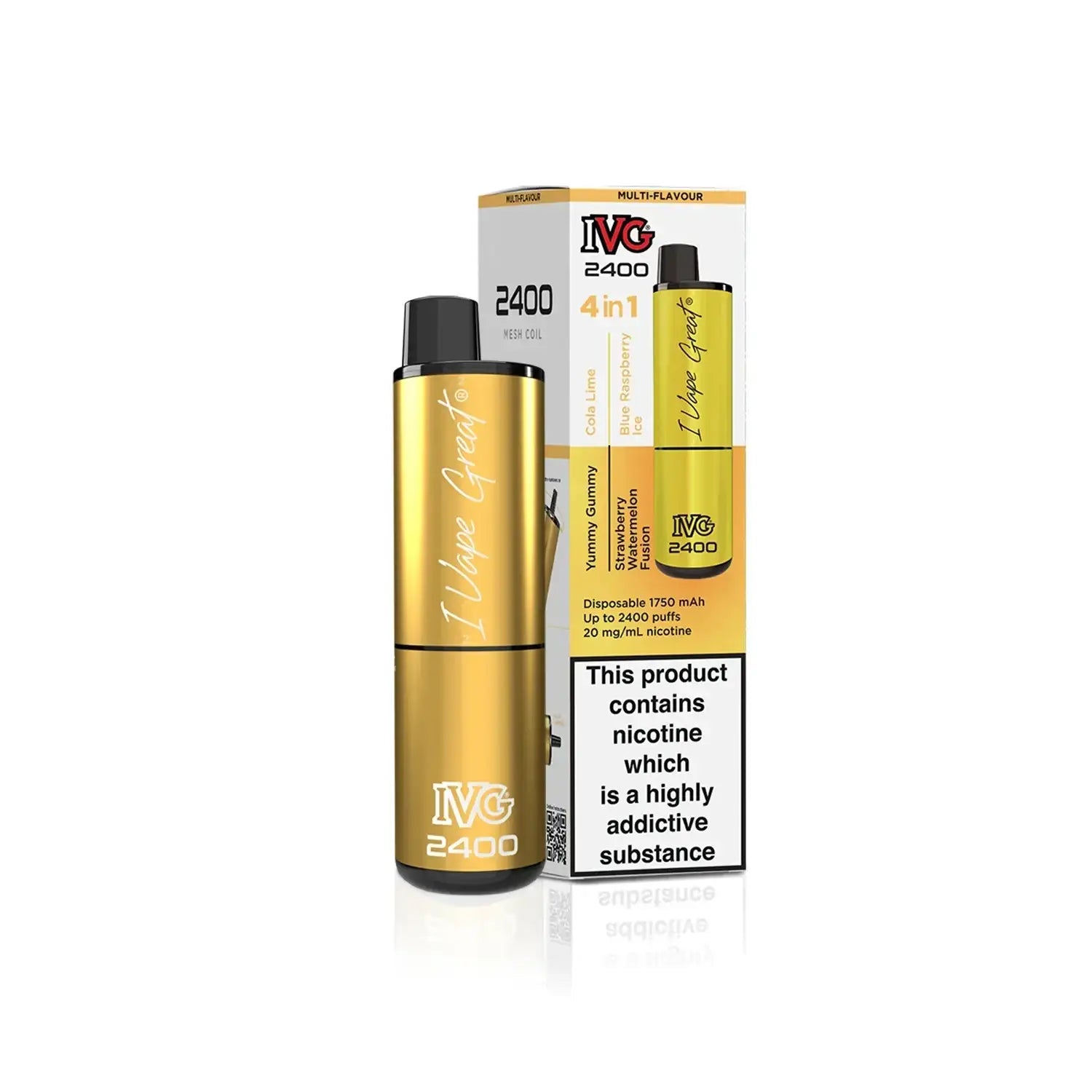 IVG 2400 Prefilled Pod Vape kit