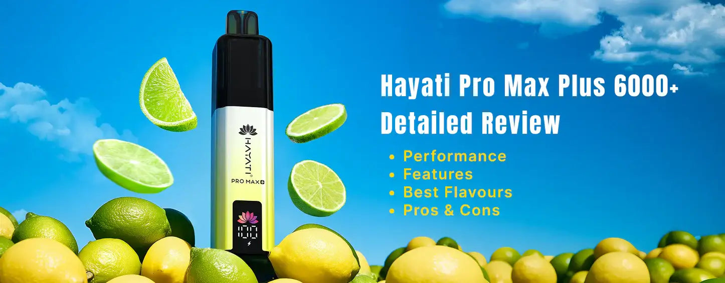 hayati pro max plus 6000 vape  review