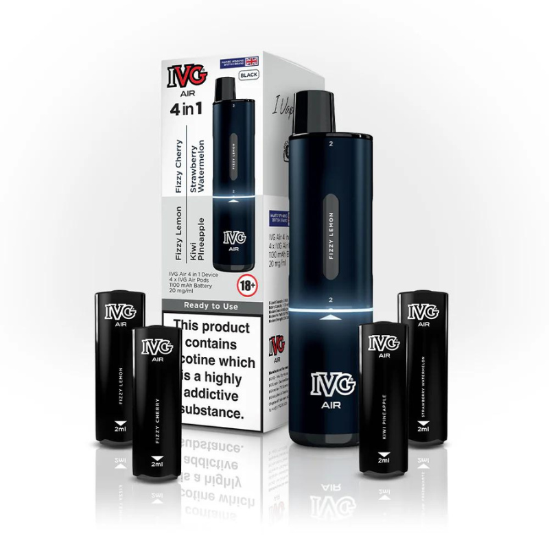 IVG Air 4-in-1 Rechargeable Pod Vape | 3 For £29.99