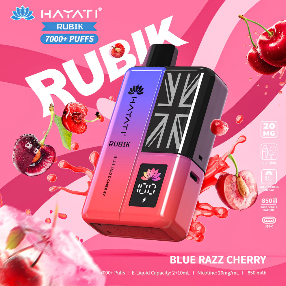 Hayati Rubik 7000 Puffs Disposable Vape Kit