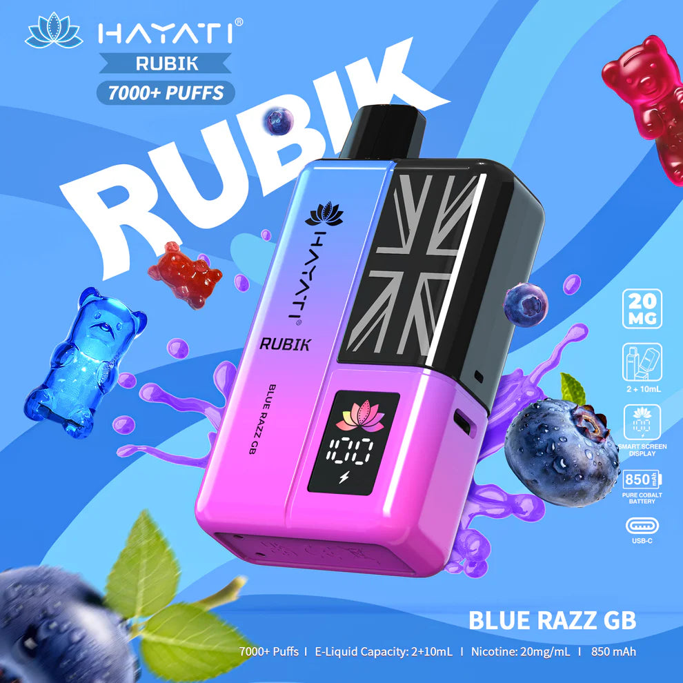 Hayati Rubik 7000 Puffs Disposable Vape Kit