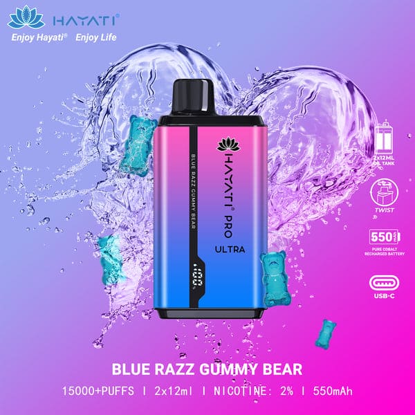 Hayati Pro Ultra 15000 Puffs Disposable Vape