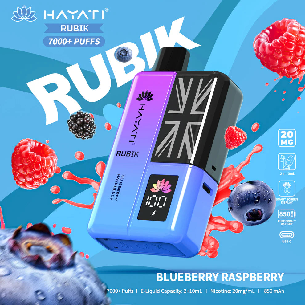 Hayati Rubik 7000 Puffs Disposable Vape Kit