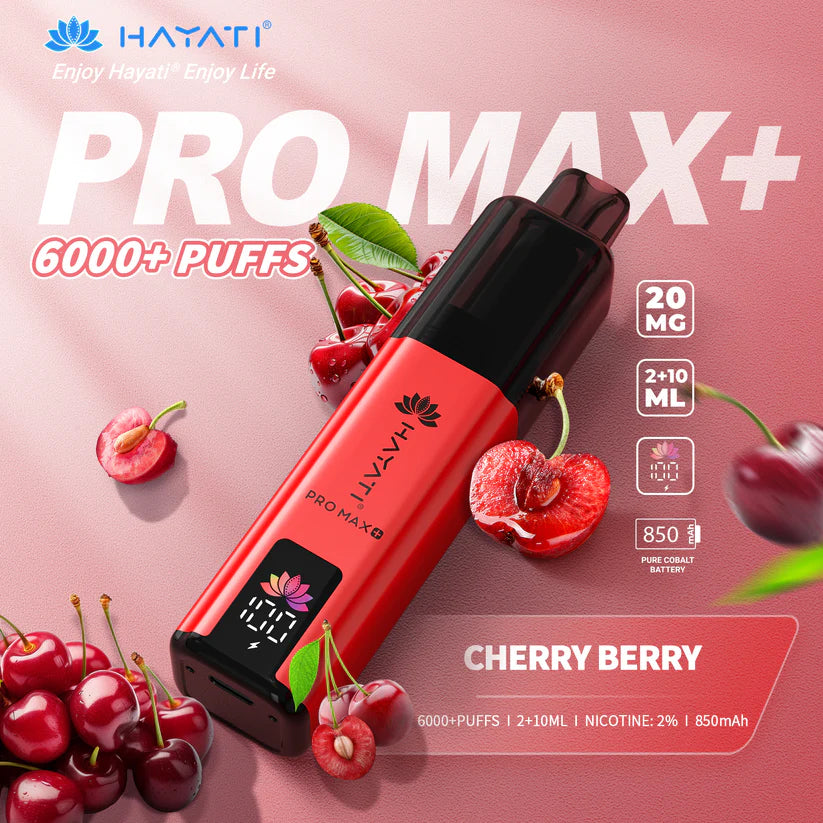 Hayati Pro Max Plus 6000 Puffs Prefilled Vape | All Flavours