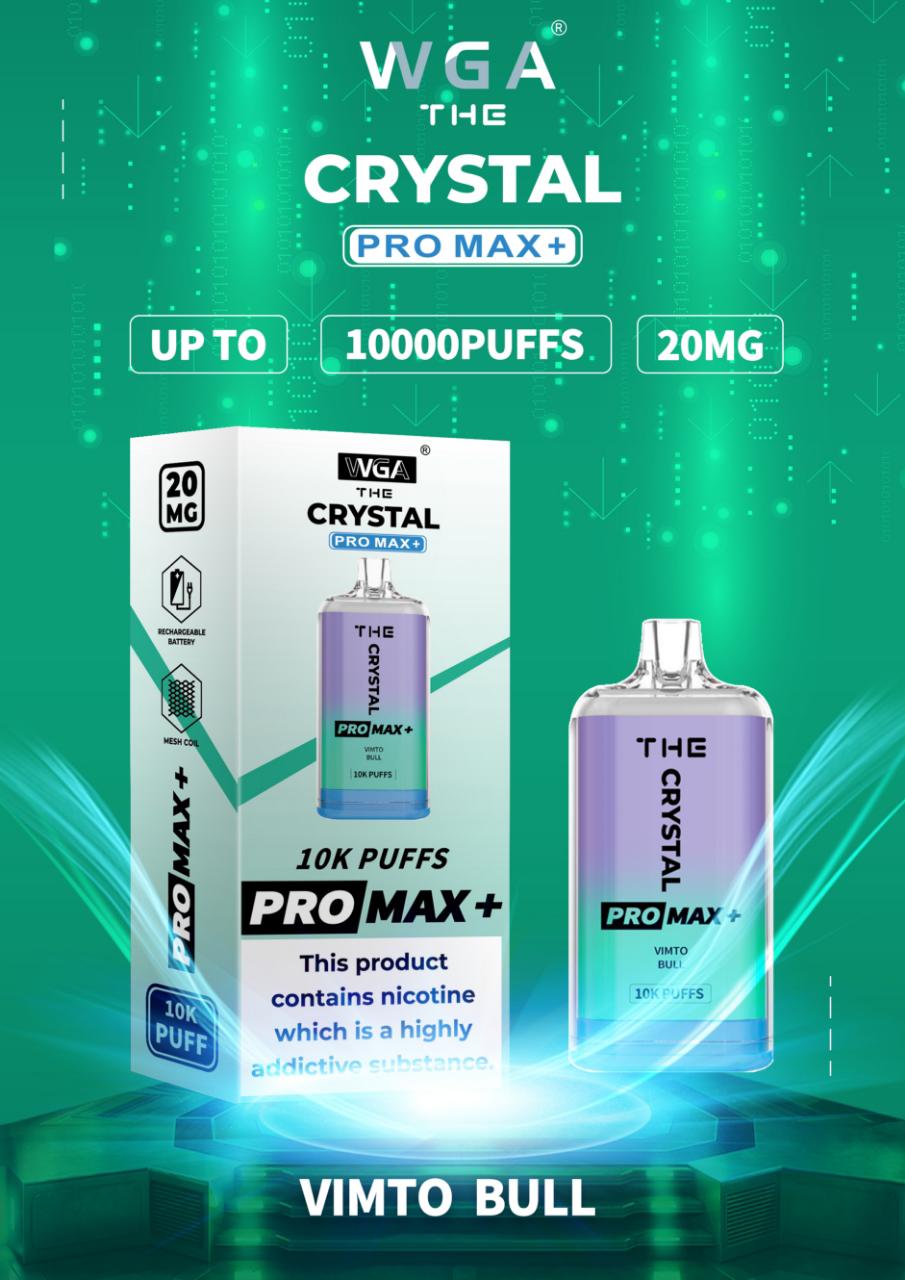 THE Crystal Pro Max 10000 Plus Puffs Disposable Vape