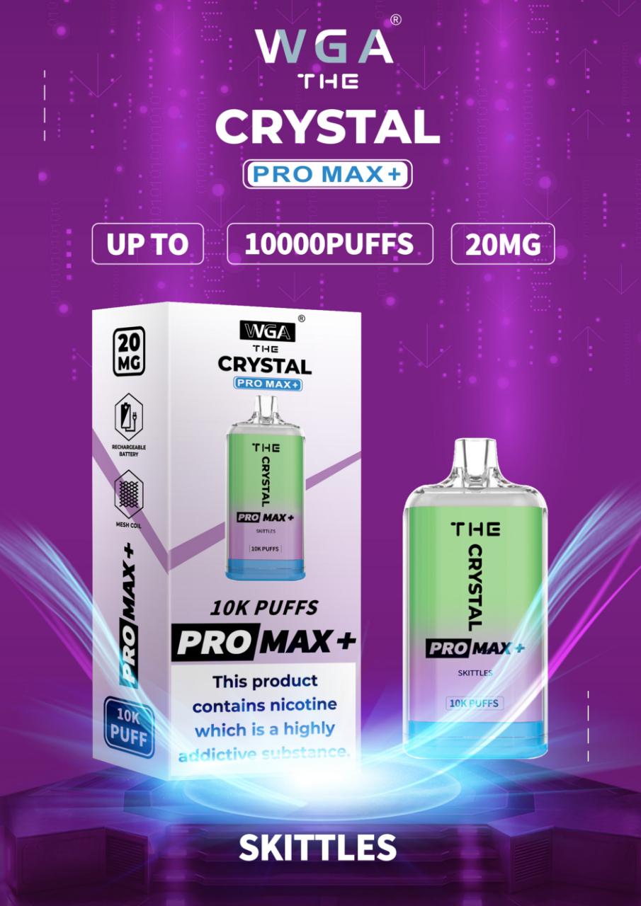 THE Crystal Pro Max 10000 Plus Puffs Disposable Vape