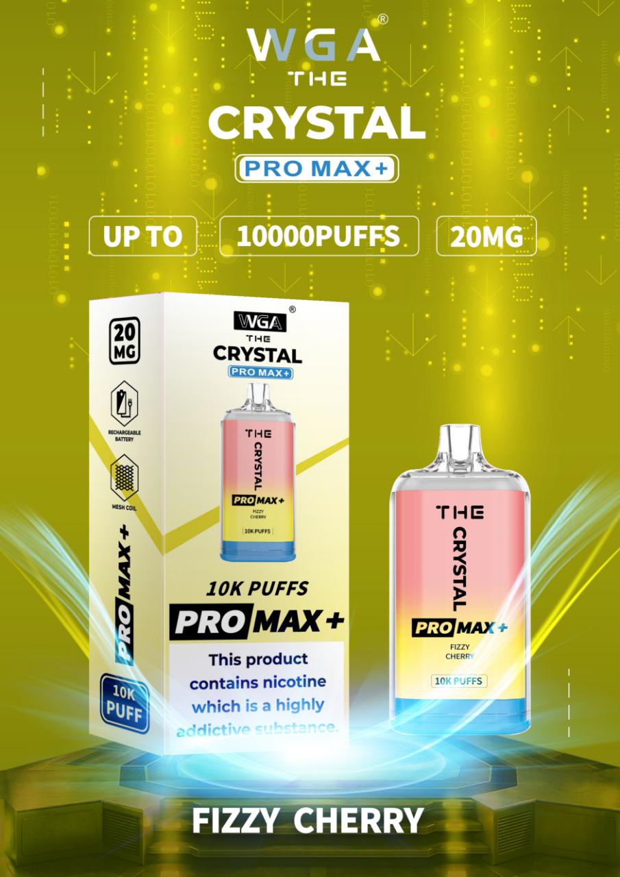 THE Crystal Pro Max 10000 Plus Puffs Disposable Vape