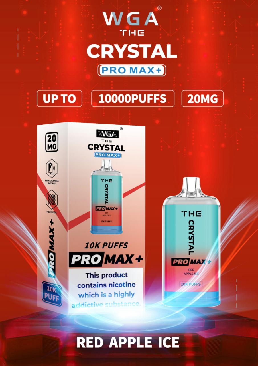 THE Crystal Pro Max 10000 Plus Puffs Disposable Vape