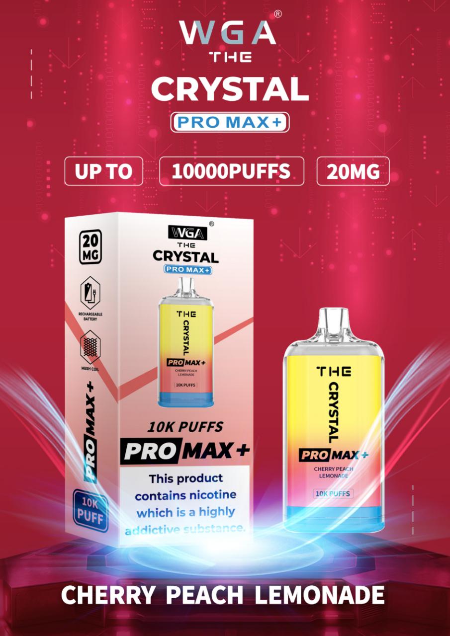 THE Crystal Pro Max 10000 Plus Puffs Disposable Vape