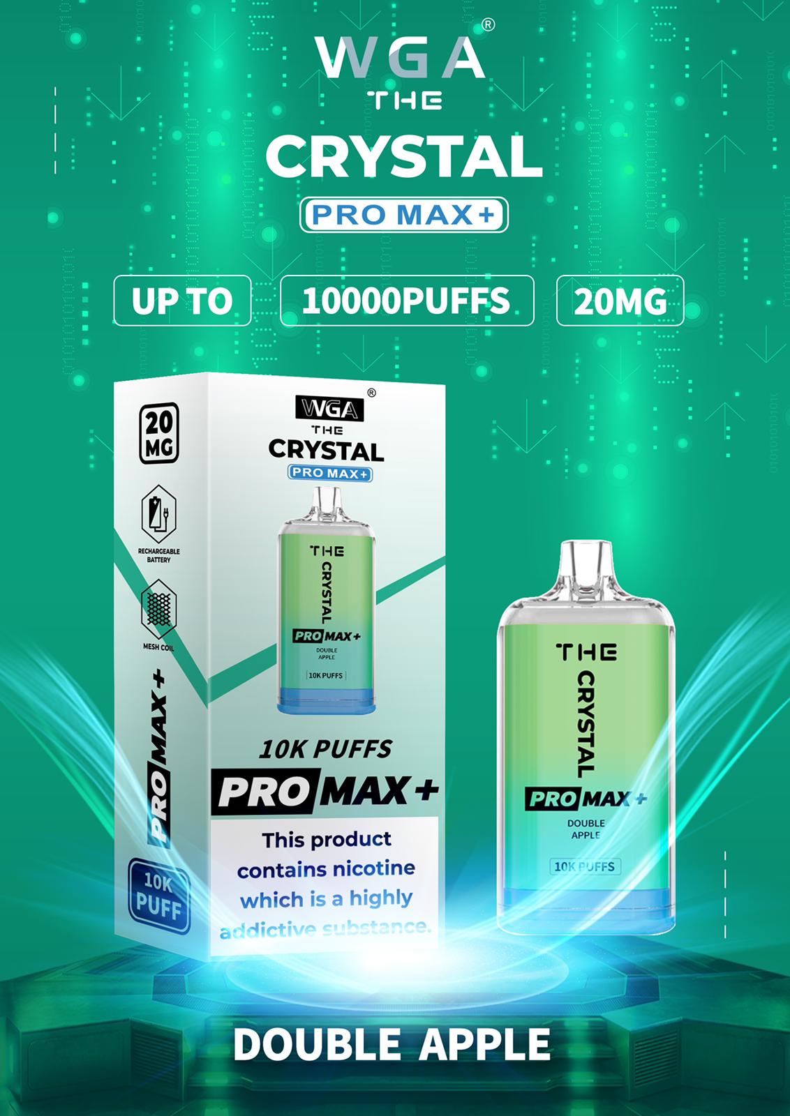 THE Crystal Pro Max 10000 Plus Puffs Disposable Vape