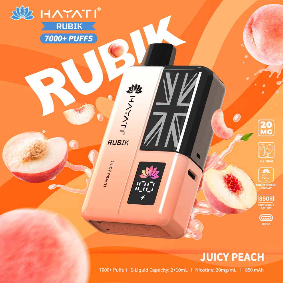 Hayati Rubik 7000 Puffs Disposable Vape Kit