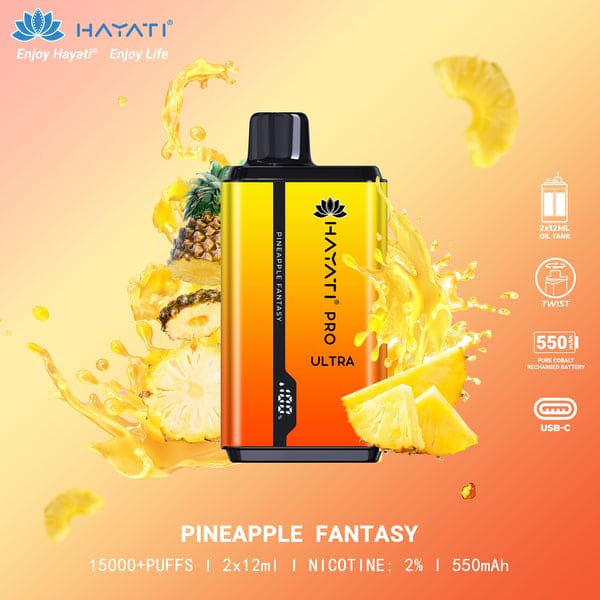 Hayati Pro Ultra 15000 Puffs Disposable Vape