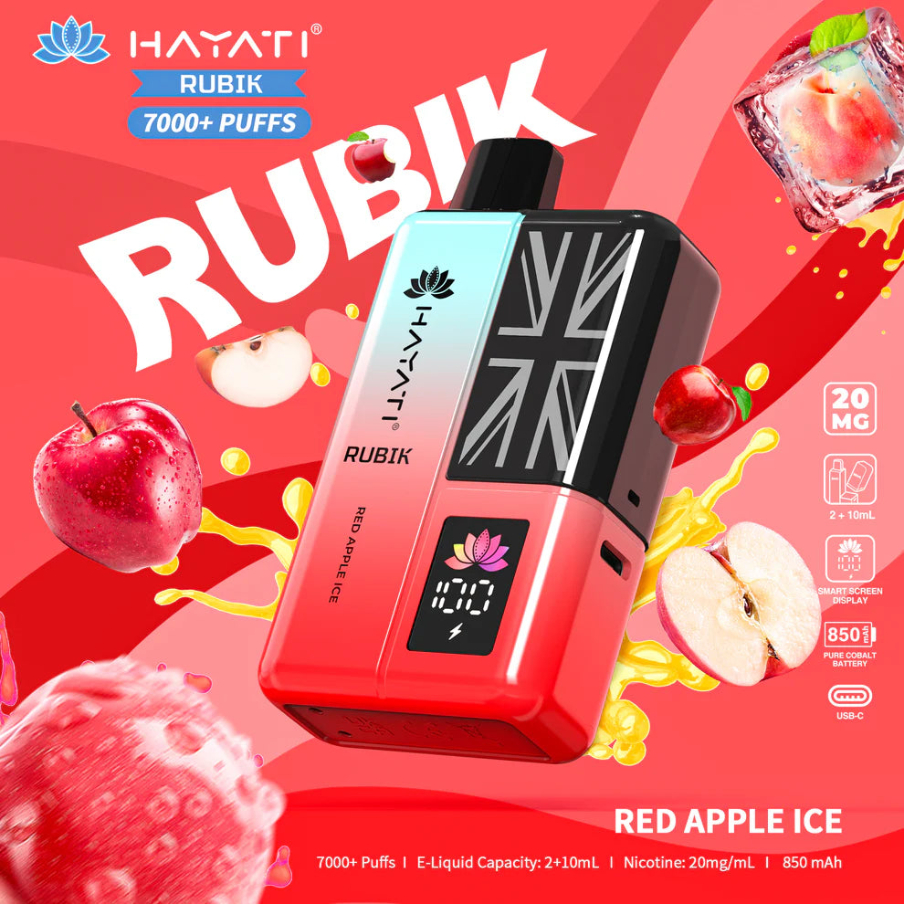 Hayati Rubik 7000 Puffs Disposable Vape Kit