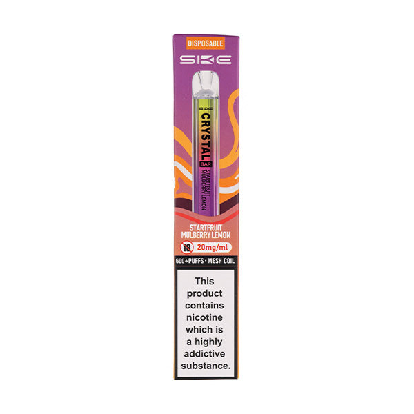 SKE Crystal Bar 600 Puffs Disposable Vape | 3 For £12