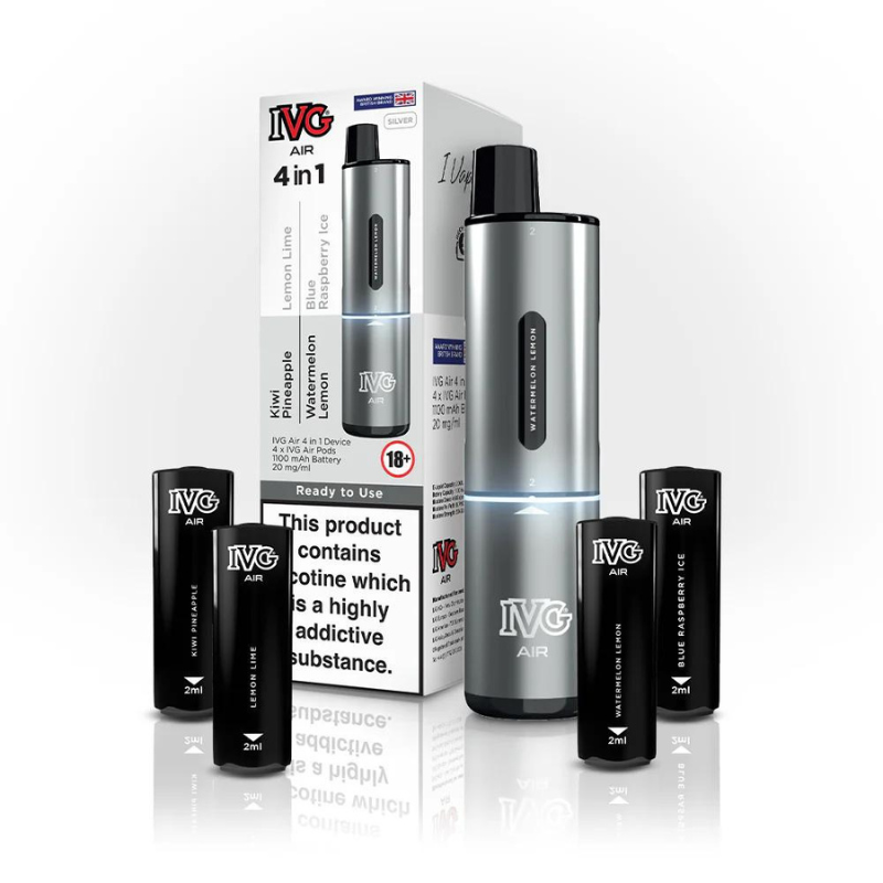 IVG Air 4-in-1 Rechargeable Pod Vape | 3 For £29.99