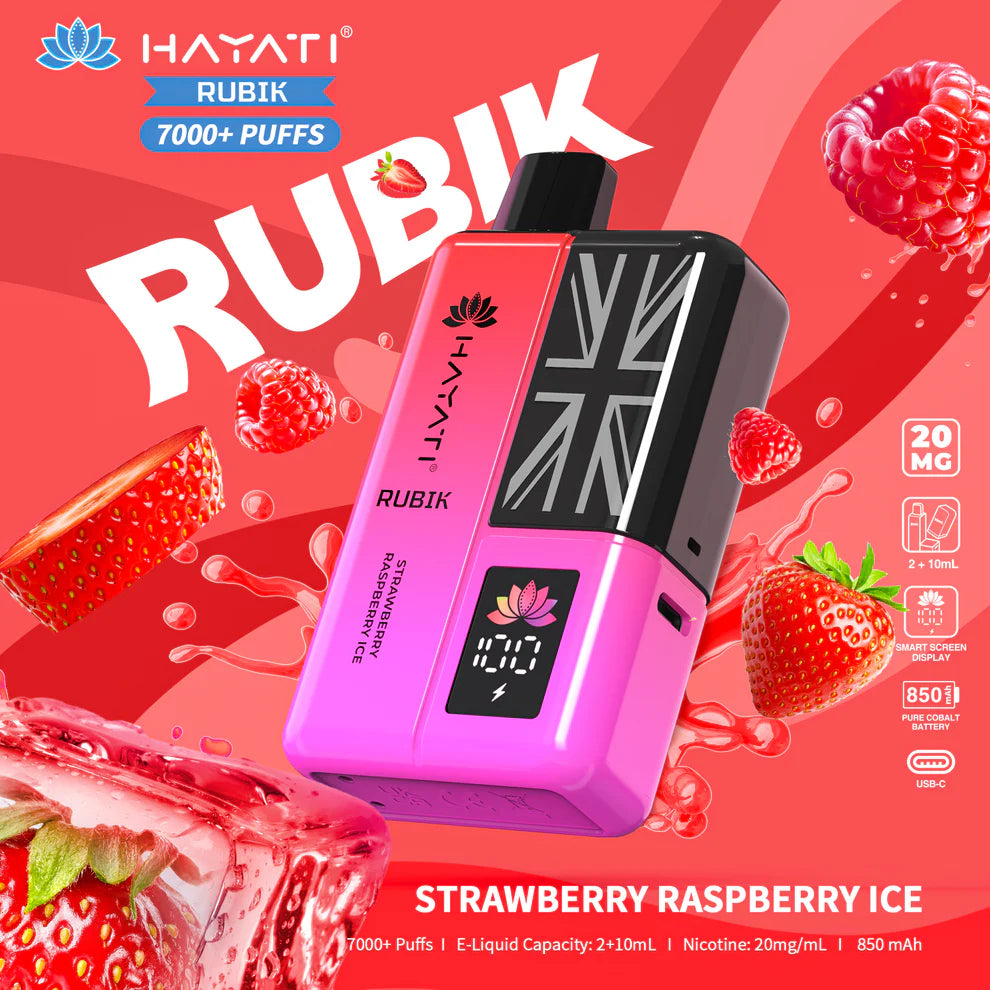 Hayati Rubik 7000 Puffs Disposable Vape Kit