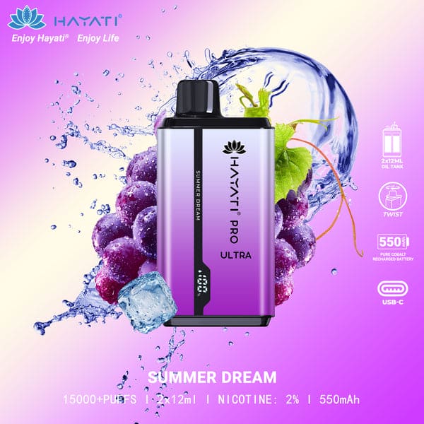 Hayati Pro Ultra 15000 Puffs Disposable Vape