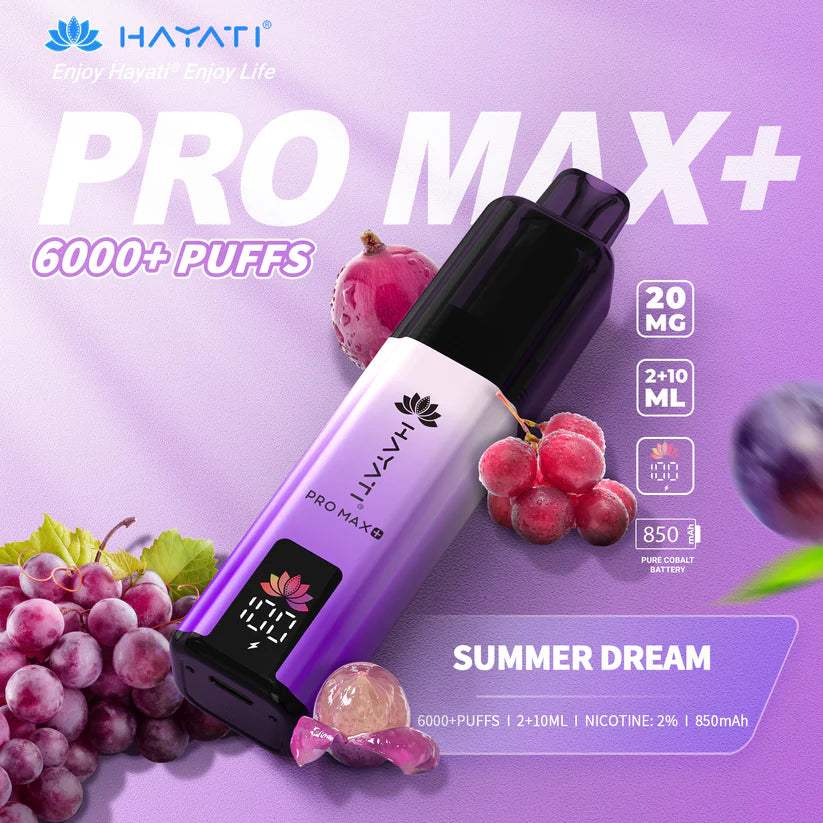 Summer Dream Hayati Pro Max 6000 Puffs Prefilled Pod Vape