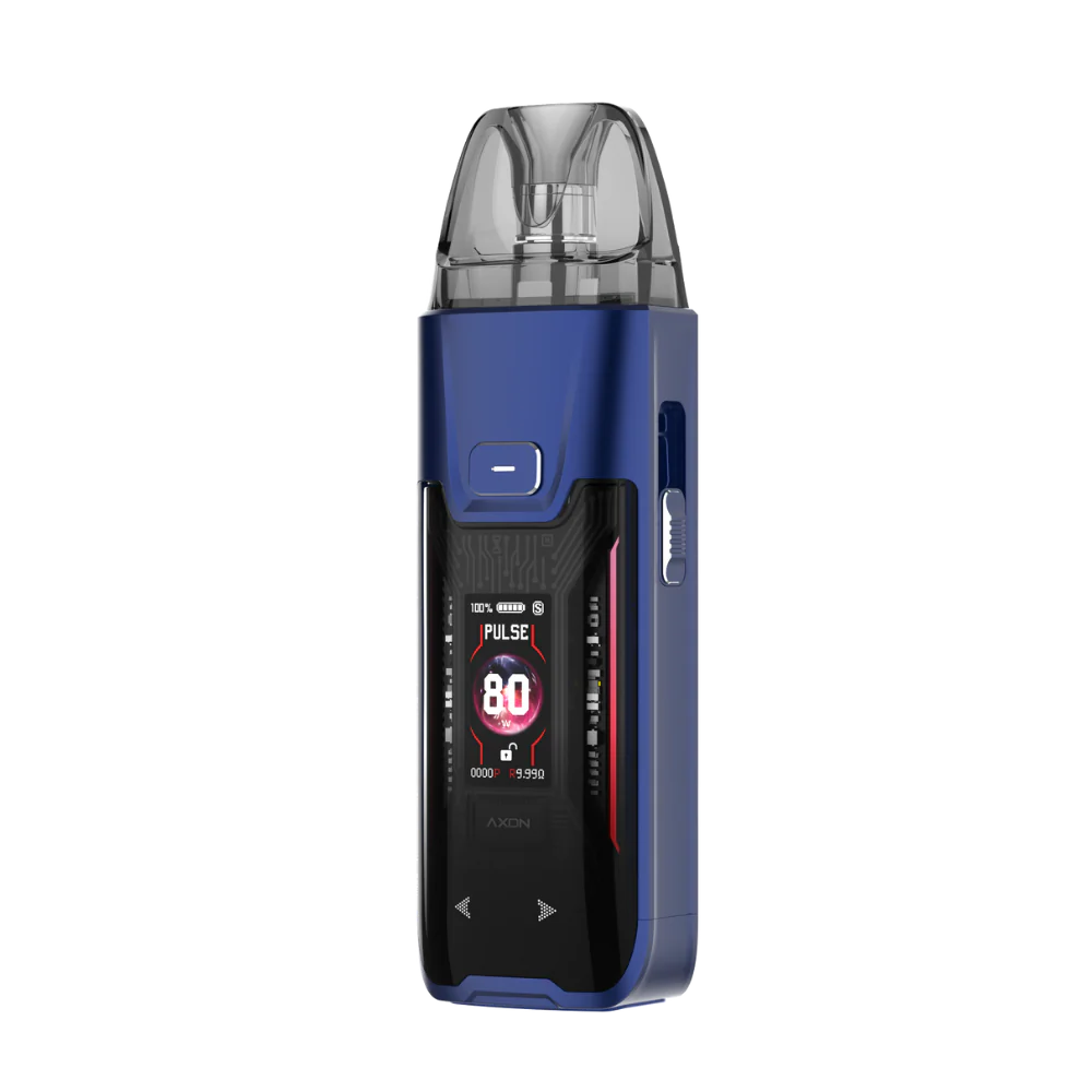 VAPORESSO LUXE XR MAX 2 Vaping device with digital display on a white background